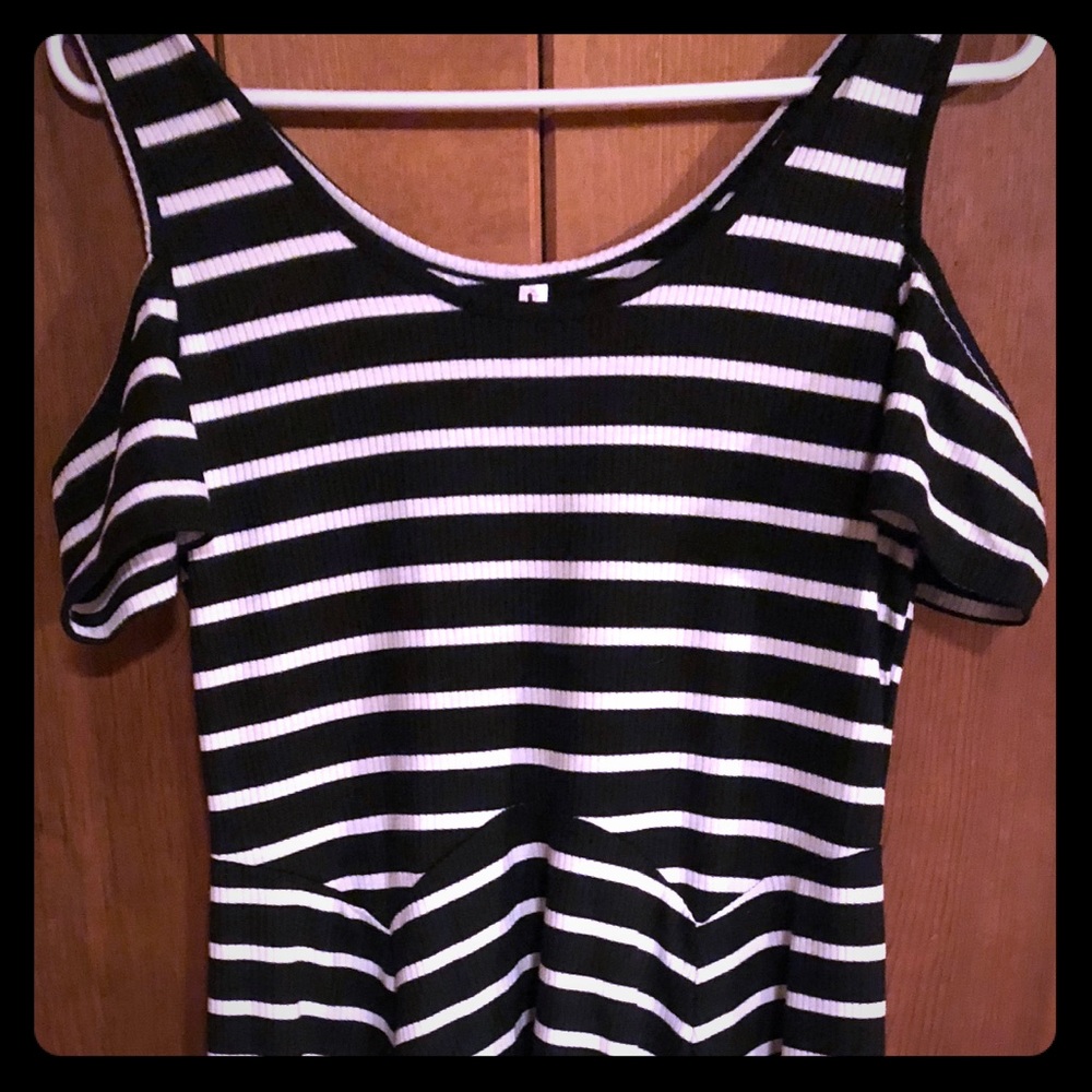 Black and white dress